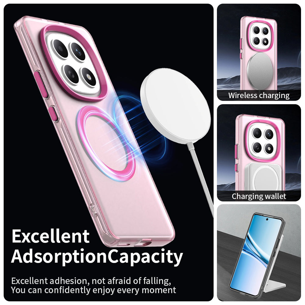 MagSafe-skal för Xiaomi Poco M8 / Redmi Note 15 5G / Note 15 4G, Techsuit, CandyCase, Rosa