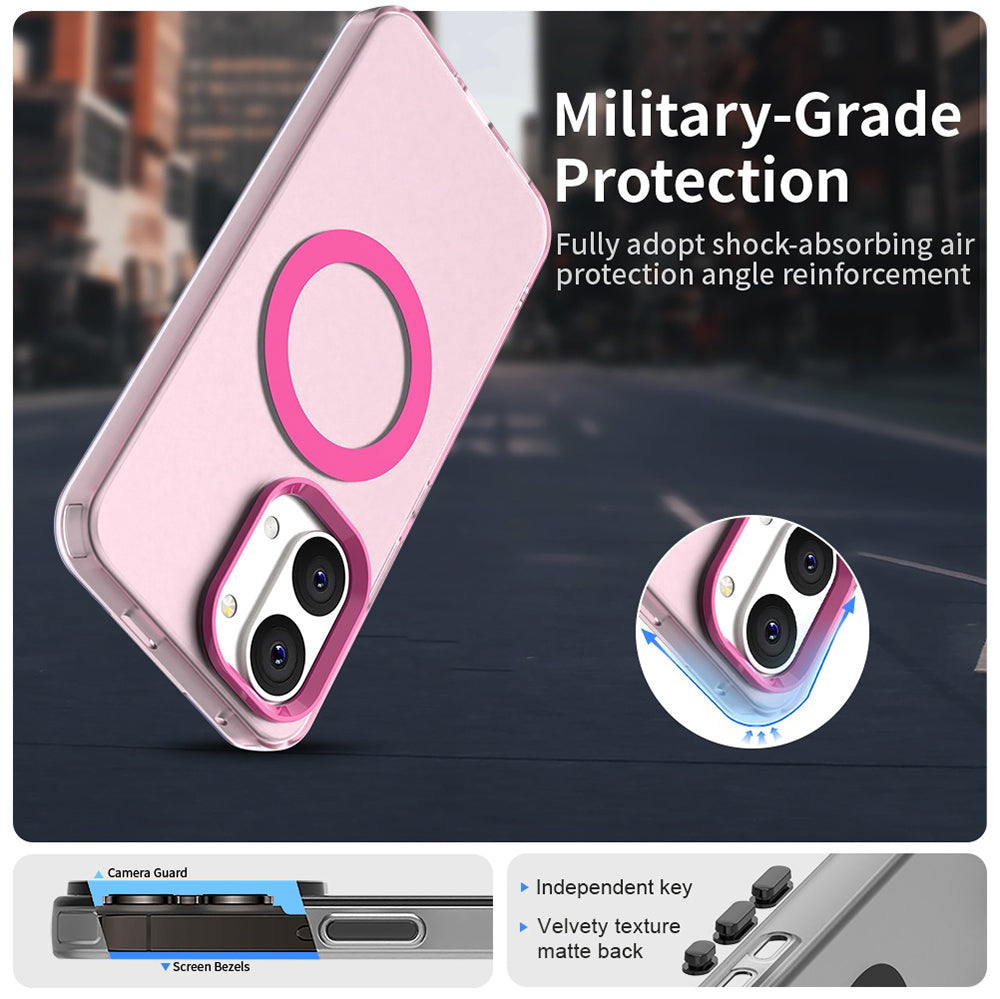 MagSafe-fodral för Xiaomi Poco X8 Pro Max, Techsuit, CandyCase, Rosa