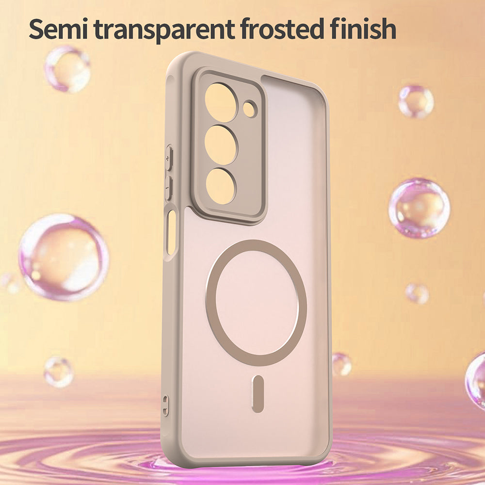 MagSafe-skal för Xiaomi Redmi 15 5G / 15 4G, Techsuit, HaloFrost II, Guld