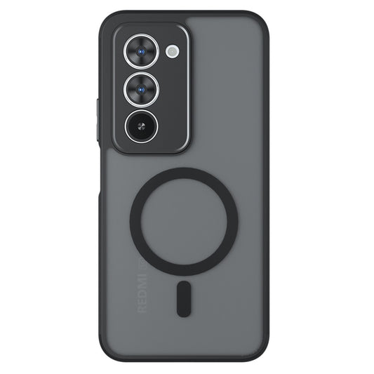 MagSafe-fodral för Xiaomi Redmi 15 5G / 15 4G, Techsuit, PureFrost, Satinsvart