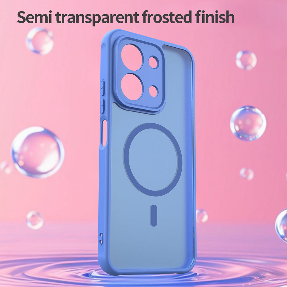 MagSafe-skal för Xiaomi Redmi 15C 5G / 15C 4G, Techsuit, HaloFrost II, Blå
