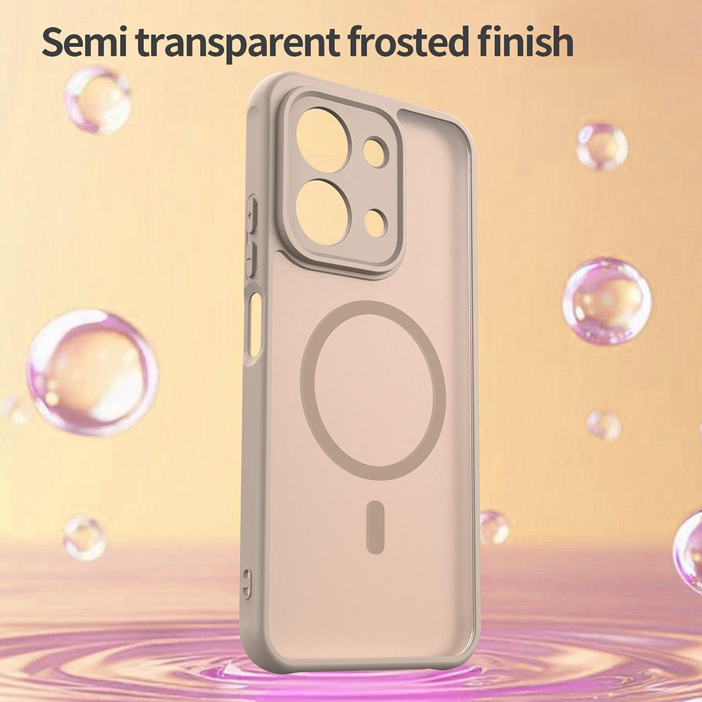 MagSafe-fodral för Xiaomi Redmi 15C 5G / 15C 4G, Techsuit, HaloFrost II, Guld