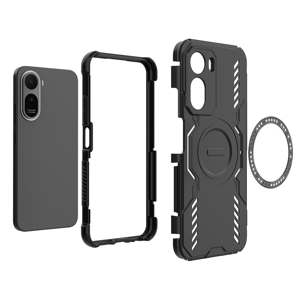 MagSafe-fodral för Xiaomi Redmi A7 Pro 4G, Techsuit, ArmorMag, Blå