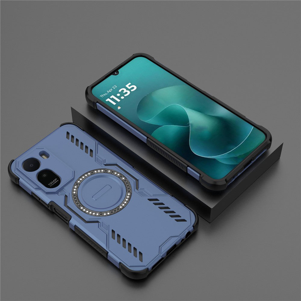 MagSafe-fodral för Xiaomi Redmi A7 Pro 4G, Techsuit, ArmorMag, Blå