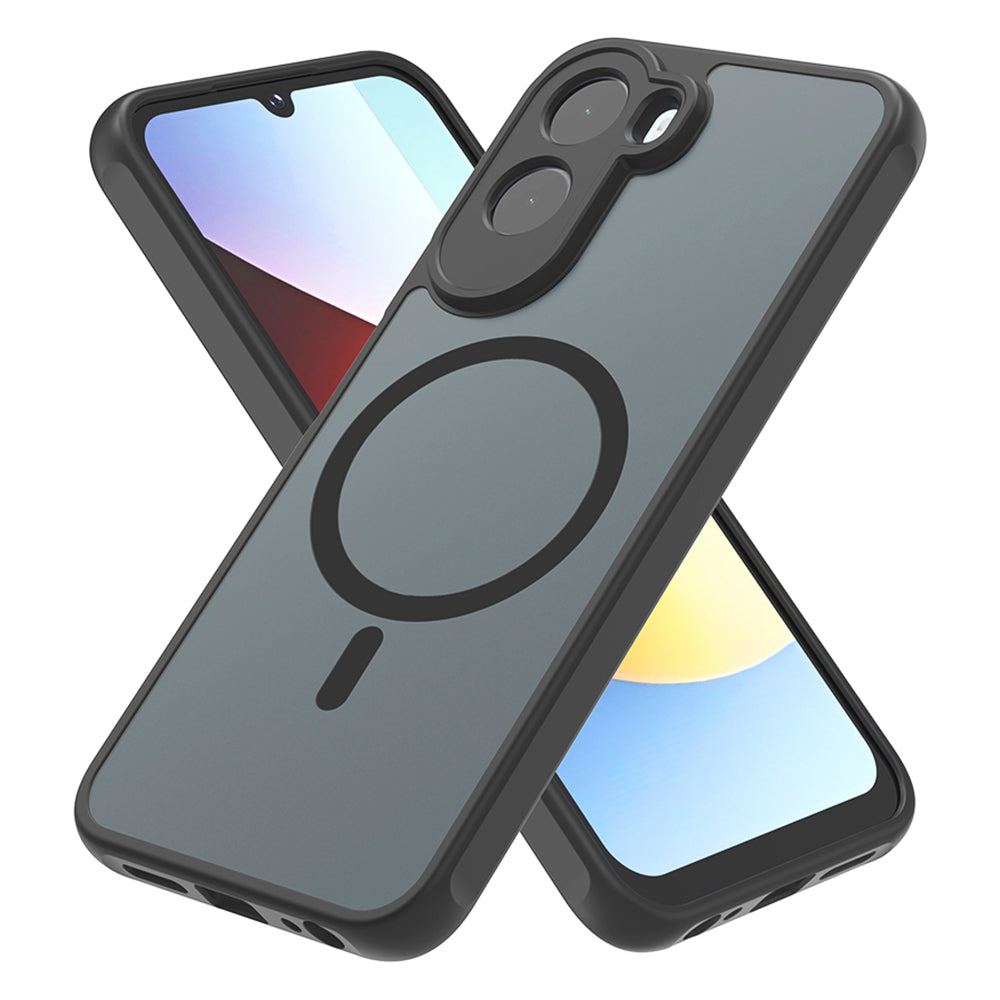 MagSafe-fodral för Xiaomi Redmi A7 Pro 4G, Techsuit, HaloFrost II, Svart