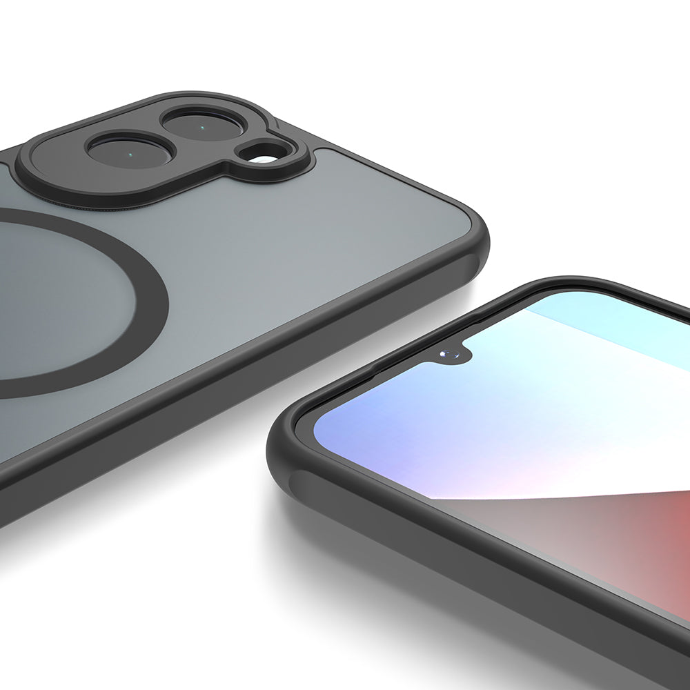 MagSafe-fodral för Xiaomi Redmi A7 Pro 4G, Techsuit, HaloFrost II, Svart