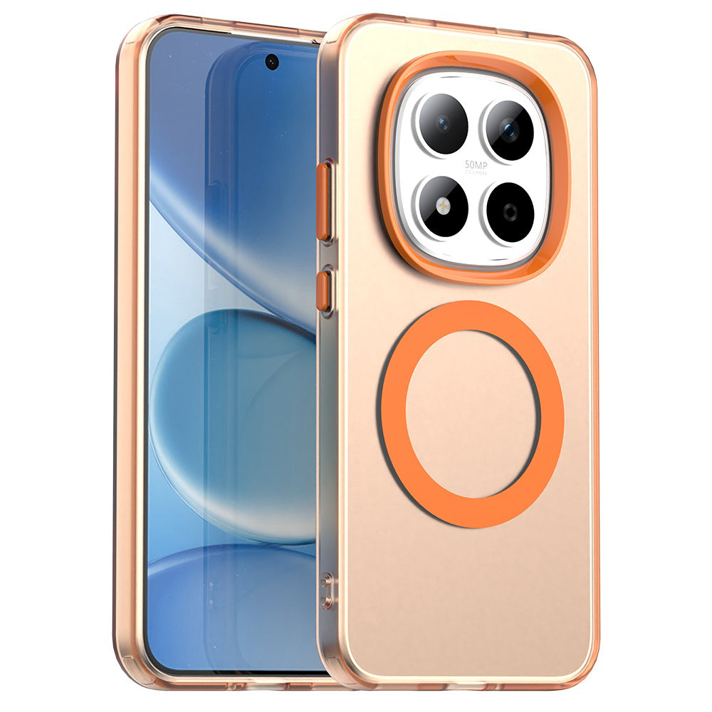 MagSafe-skal för Xiaomi Redmi Note 15 Pro 5G, Techsuit, CandyCase, Orange