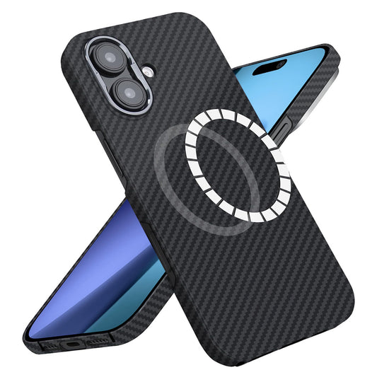 MagSafe-skal för Apple iPhone 17, Techsuit, Aramidfiber, Svart