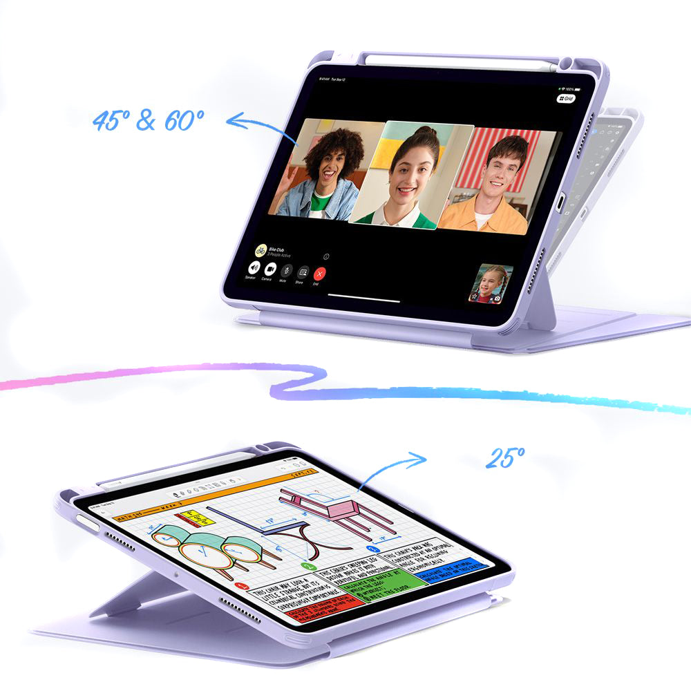 Fodral för Apple iPad Air 11 (2026) / iPad Air 11 (2025) / Air 11 (2024) / Air (2022) / Air (2020), ESR, Flip Hybrid, Lila