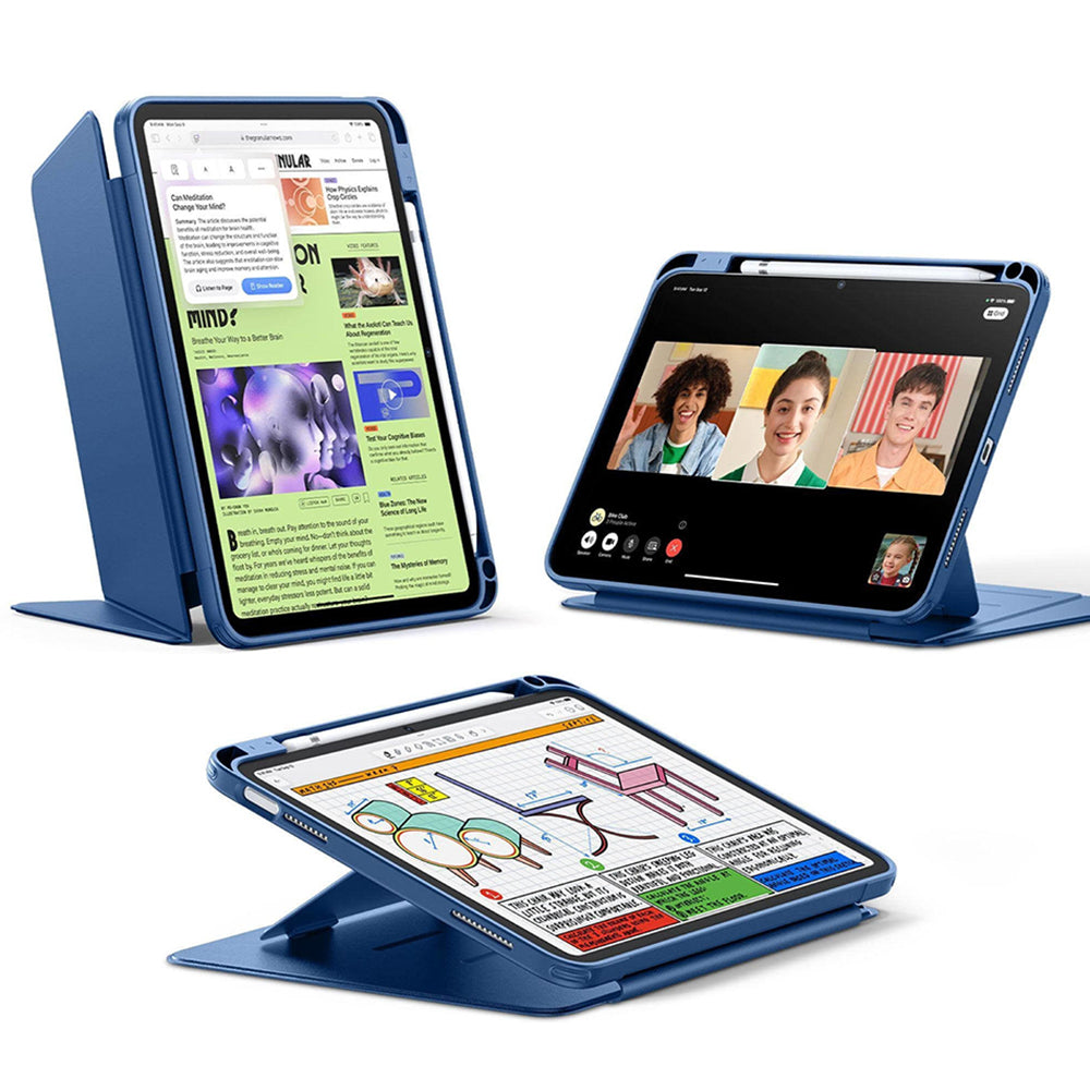 Fodral för Apple iPad (2025) / (2022), ESR, Flip Hybrid, Blå