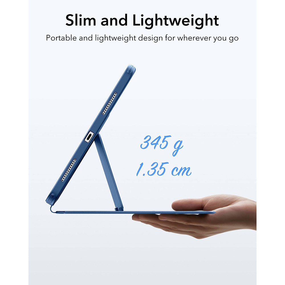 Fodral för Apple iPad (2025) / (2022), ESR, Flip Hybrid, Blå