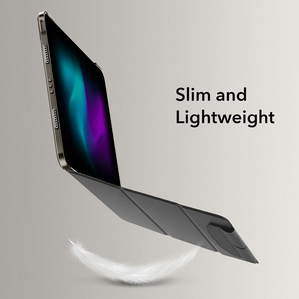 Fodral för Apple iPad Air 13 (2025) / Air 13 (2024), ESR, Ascend Trifold, Satinsvart