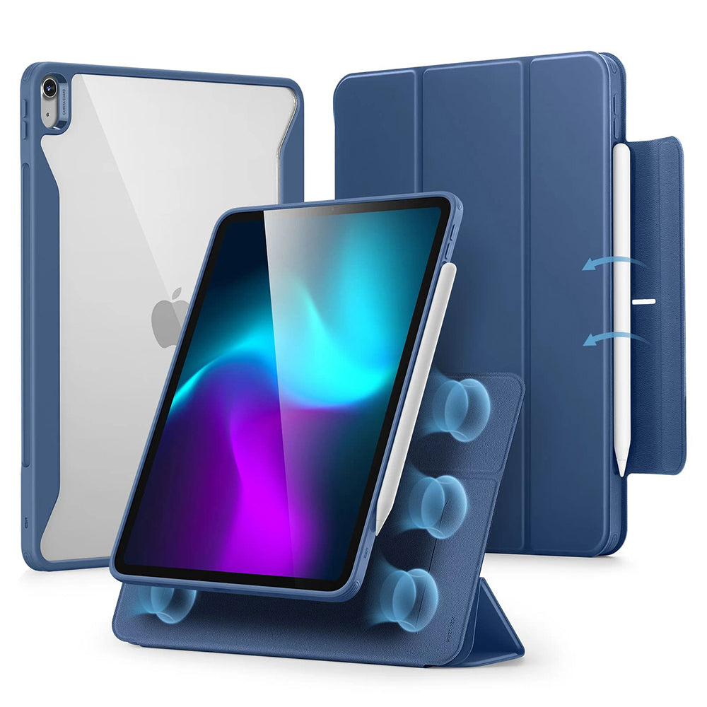 Fodral för Apple iPad Air 13 (2026) / Air 13 (2025) / Air 13 (2024), ESR, Rebound Hybrid, Marinblå