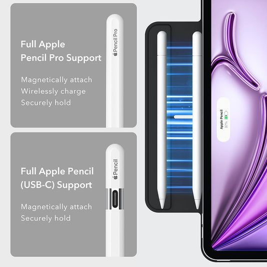 Skyddsfodral för Apple iPad Air 13 (2025) / Air 13 (2024), ESR, Rebound, Svart