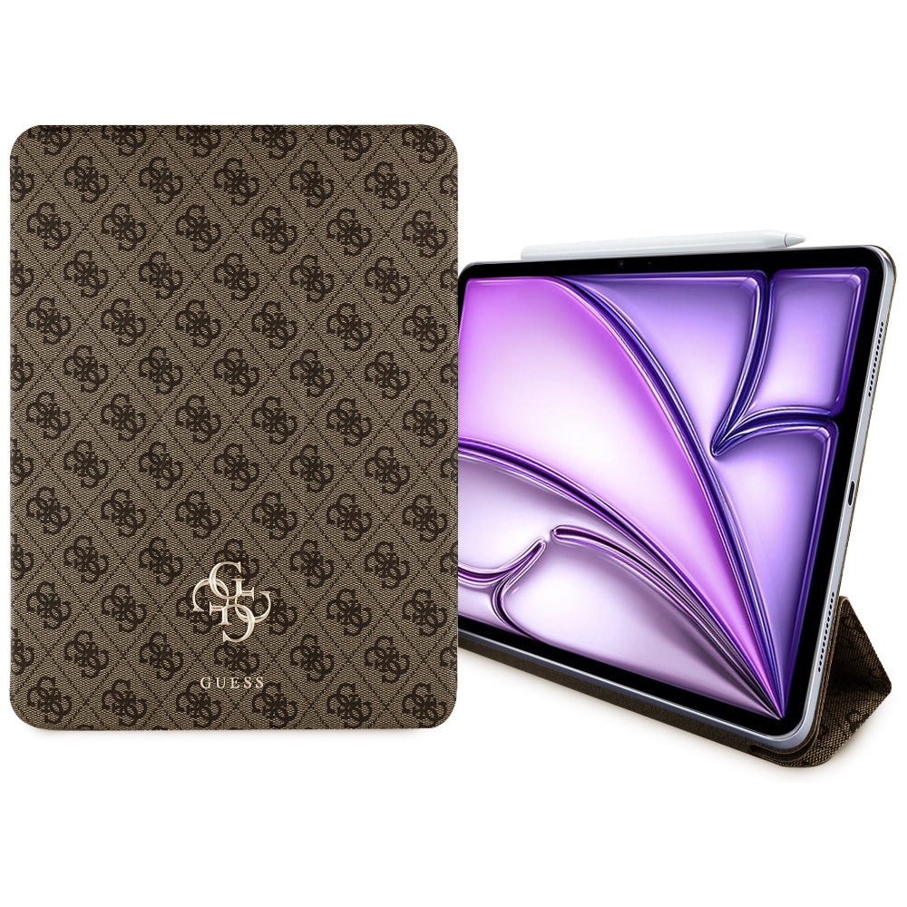 Fodral för Apple iPad Air 13 (2026) / Air 13 (2025) / Air 13 (2024), Guess, 4G Big Logo, Brun