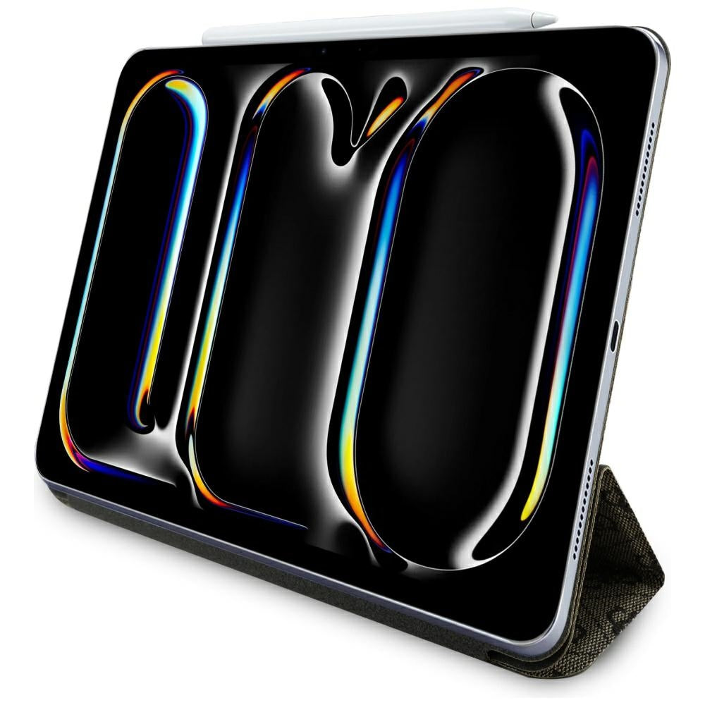 Fodral för Apple iPad Air 13 (2026) / Air 13 (2025) / Air 13 (2024), Guess, 4G Big Logo, Brun