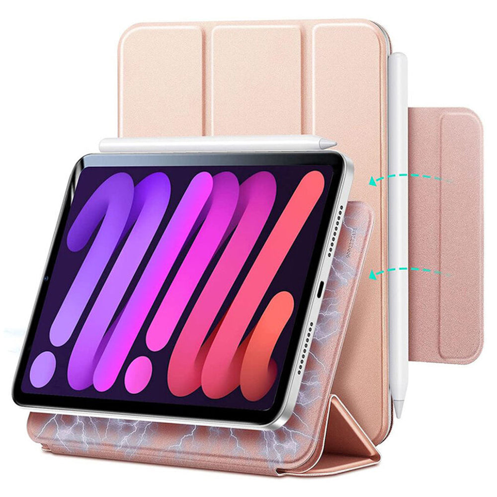 Fodral för Apple iPad mini (2024) / mini (2021), ESR, Rebound, Roséguld