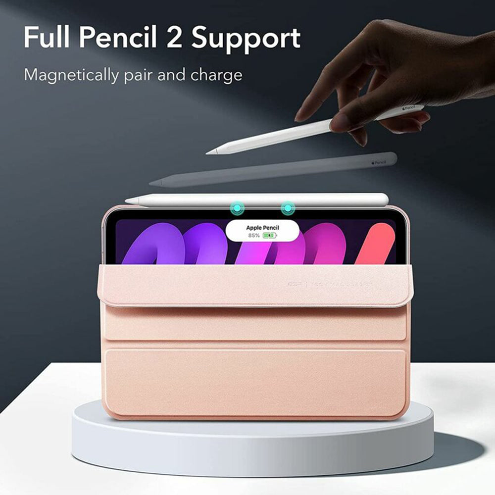 Fodral för Apple iPad mini (2024) / mini (2021), ESR, Rebound, Roséguld