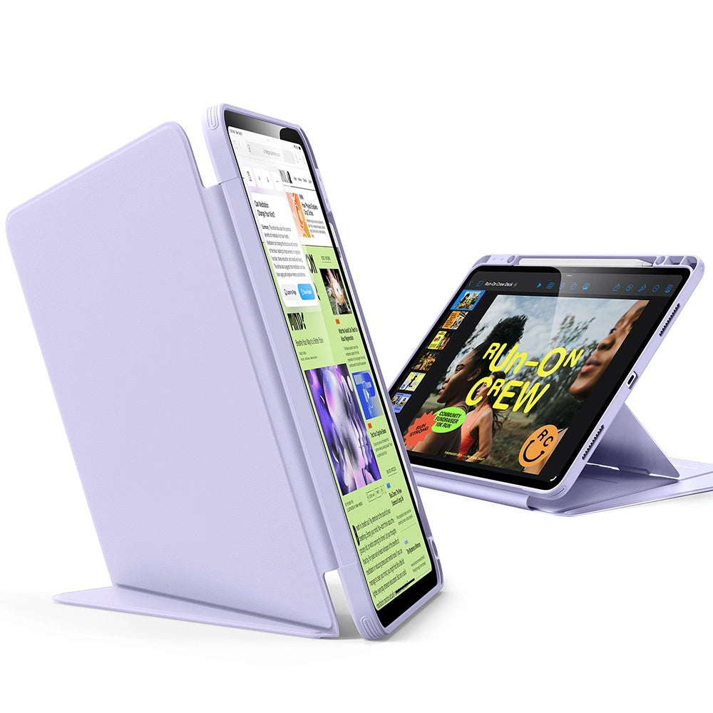 Fodral för Apple iPad Pro 11 (2024), ESR, Flip Hybrid med pennhållare, Lila