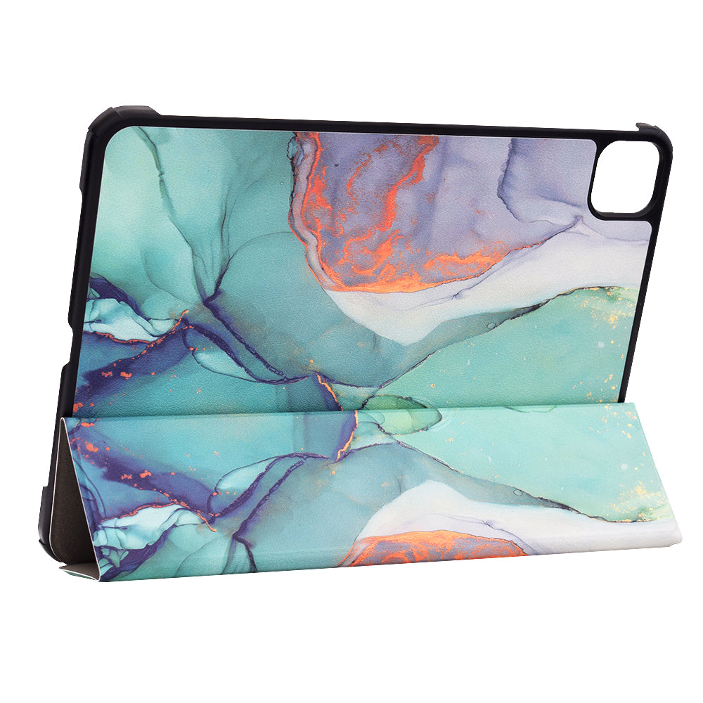 Fodral för Apple iPad Pro 11 (2024), Techsuit, FoldPro Green Time, Flerfärgad