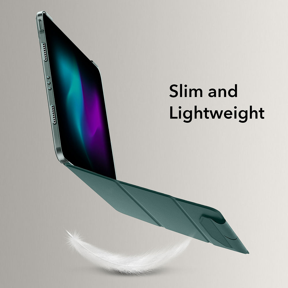 Fodral för Apple iPad Pro 13 (2024), ESR, Ascend Trifold, Satin Grön