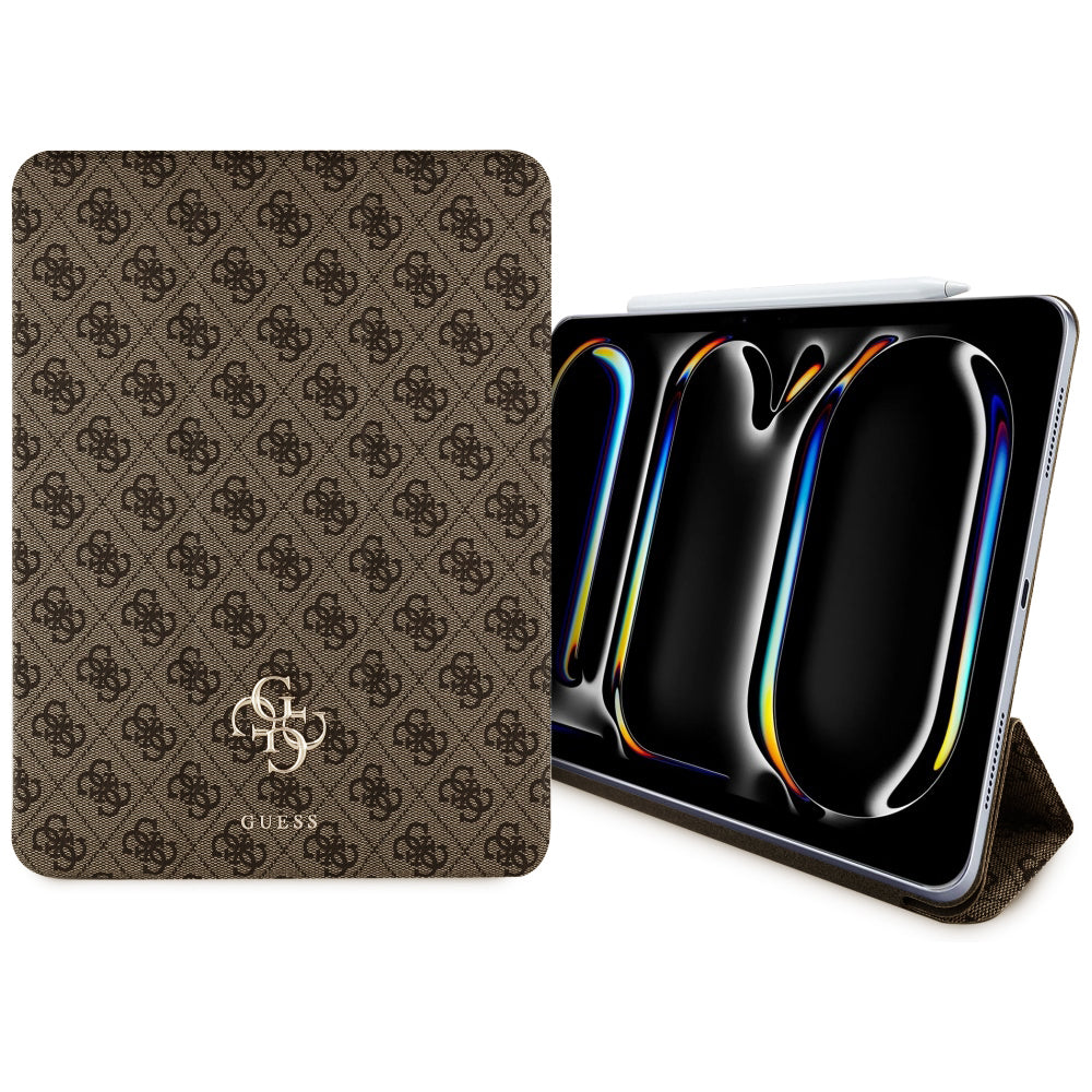 Fodral för Apple iPad Pro 13 (2024), Guess, 4G Big Logo, Brun