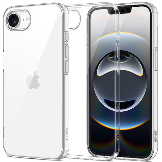 Skyddsfodral för Apple iPhone 16e, Tech-Protect, Flexair, Transparent