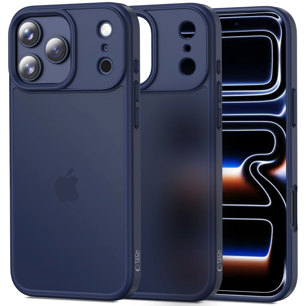 Skyddsfodral för Apple iPhone 17 Pro Max, Tech-Protect, Magmat, Matt Marinblå