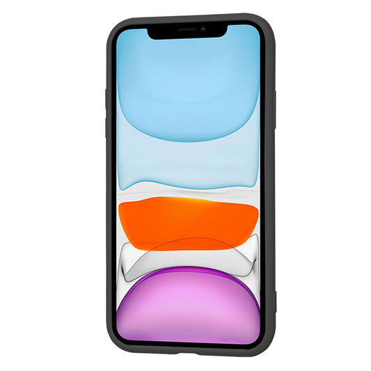 Fodral för Apple iPhone 11, Techsuit, SoftFlex, Svart