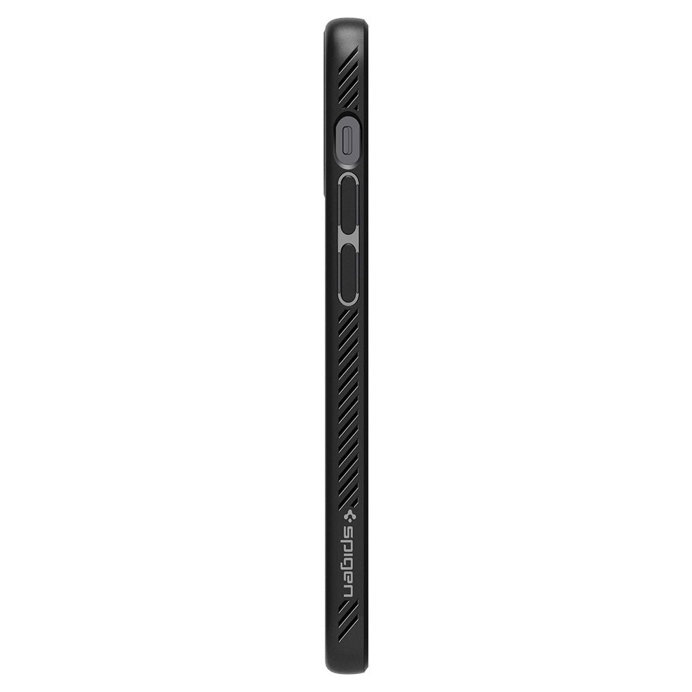 Fodral för Apple iPhone 12 / 12 Pro, Spigen, Liquid Air, Svart ACS01701