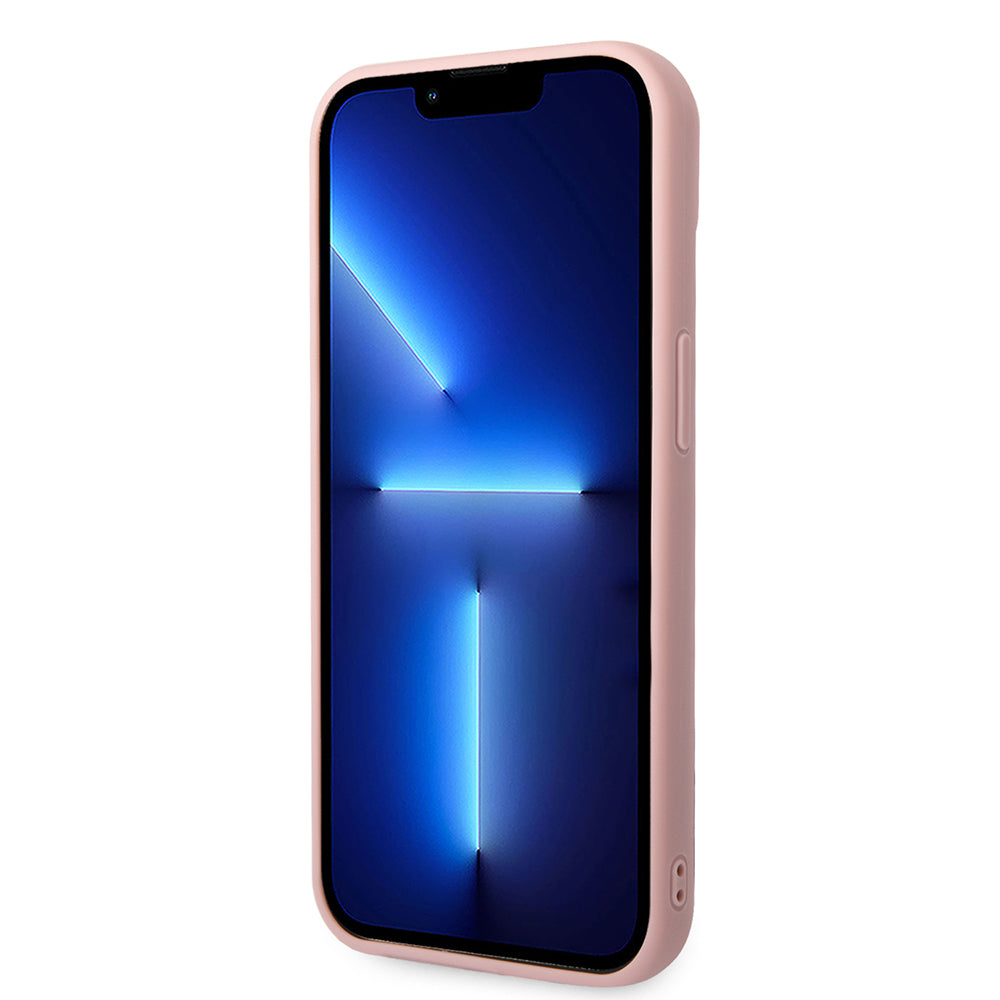 Skyddsfodral för Apple iPhone 14 Plus, Karl Lagerfeld, 3D Monogram, Rosa