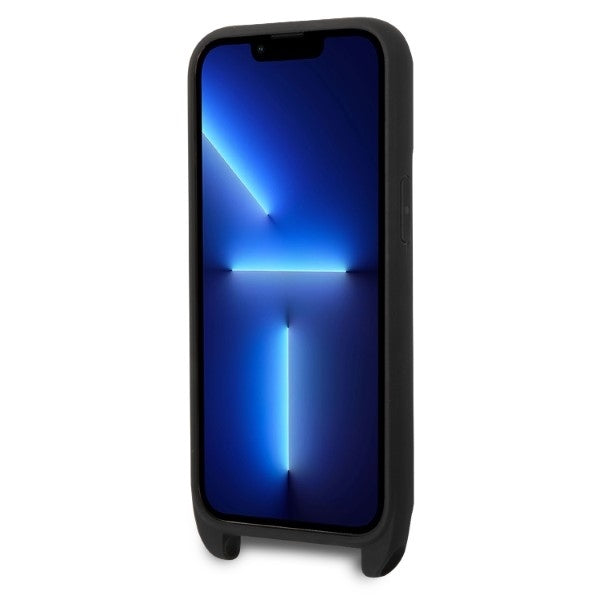 Fodral för Apple iPhone 14 Pro, Karl Lagerfeld, Monogram Ikonik Karl, Svart