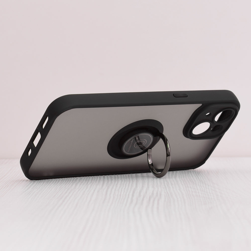 Fodral för Apple iPhone 14, Techsuit, Glinth, Svart