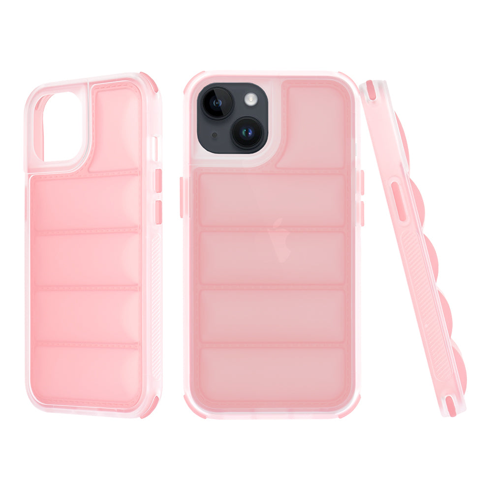Skyddsfodral för Apple iPhone 14, Techsuit, Wave Shield, Rosa