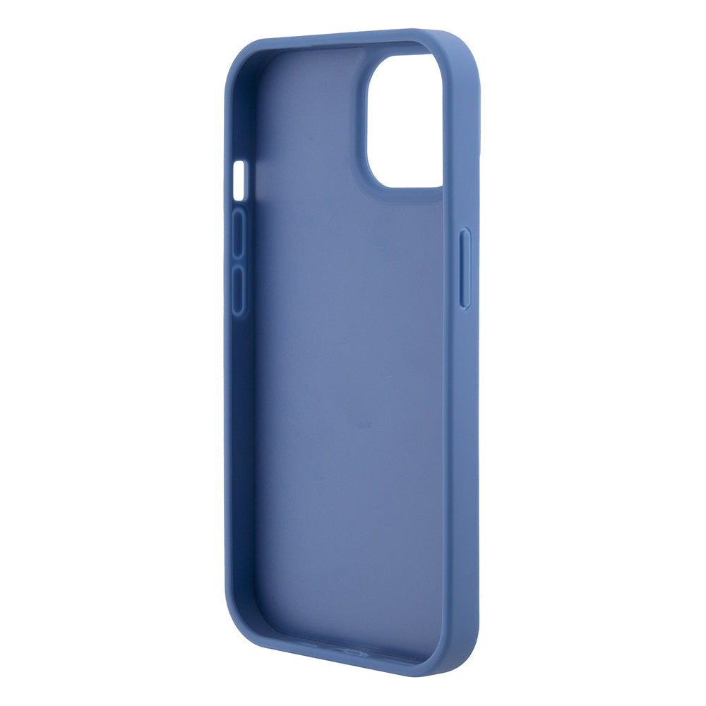 Fodral för Apple iPhone 15, Guess, Crossbody 4G Metal Logo, Blå