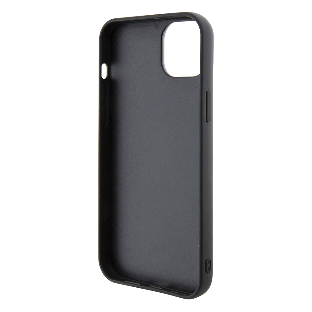 Skyddsfodral för Apple iPhone 15 Plus, Karl Lagerfeld, 3D Rubber Multi Logo, Svart