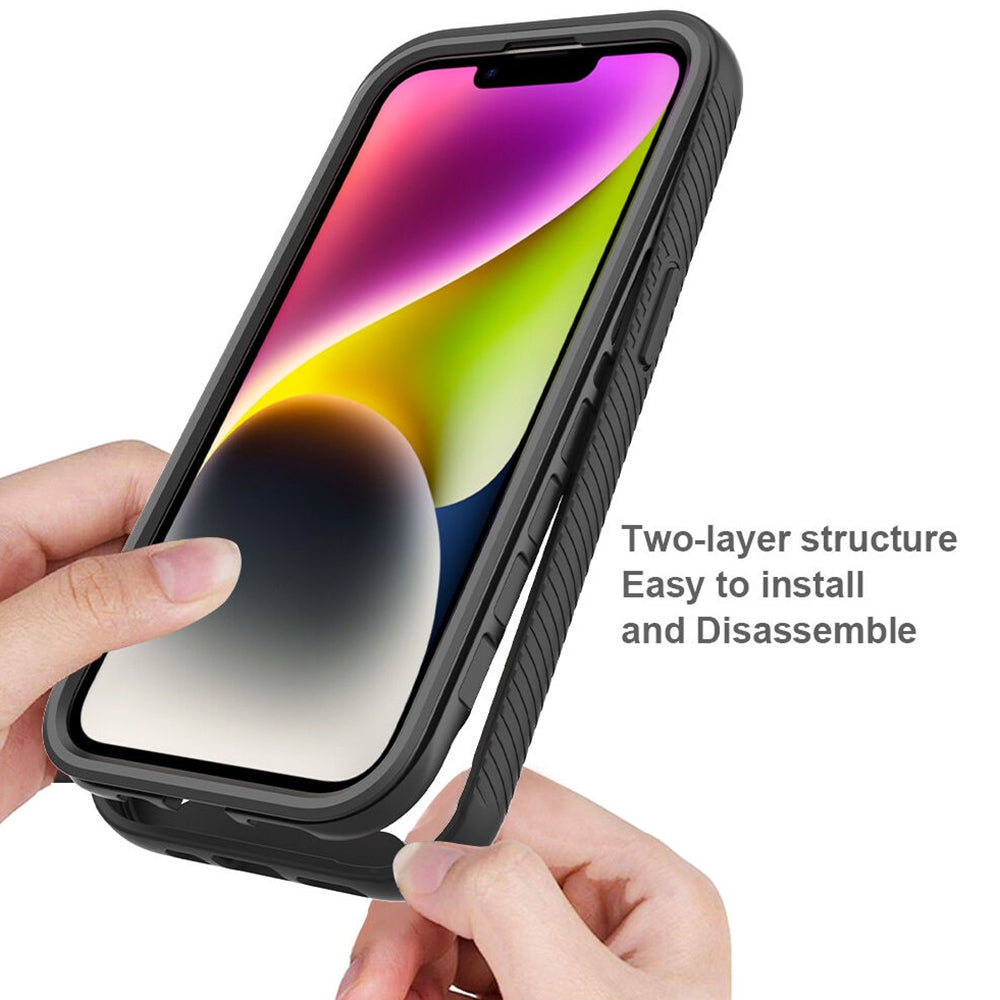 Fodral för Apple iPhone 15 Plus, Techsuit, Defense360 Pro, Svart