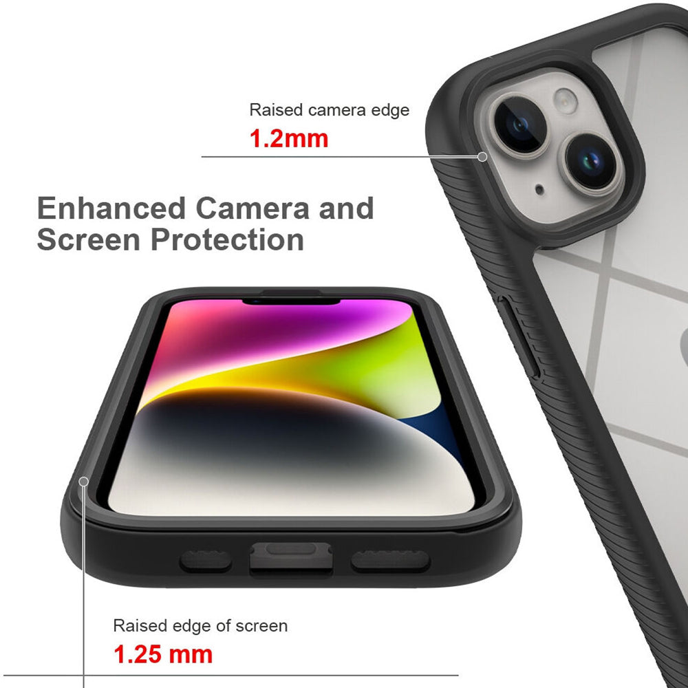 Fodral för Apple iPhone 15 Plus, Techsuit, Defense360 Pro, Svart