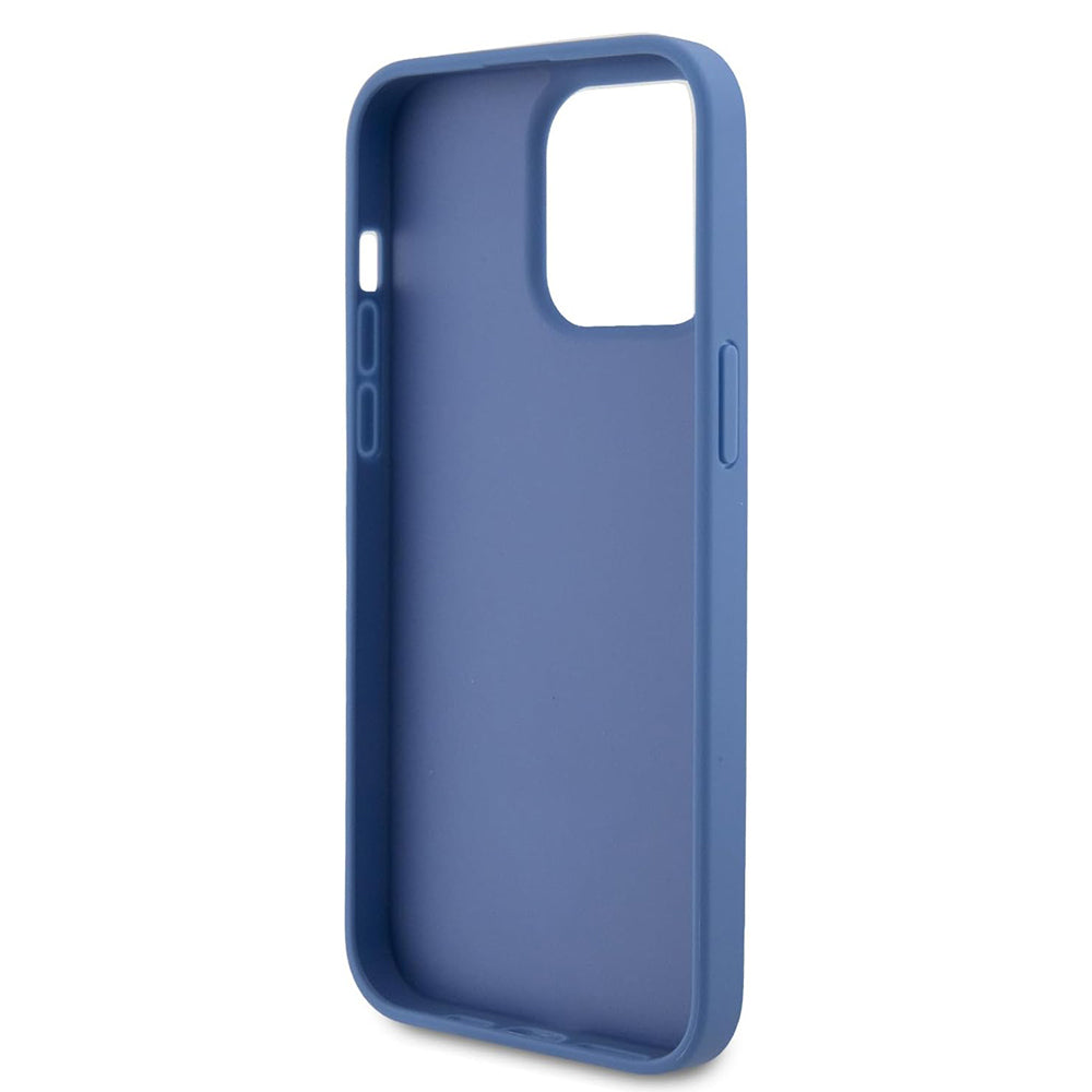 Fodral för Apple iPhone 15 Pro, Guess, Crossbody 4G Metal Logo, Blå