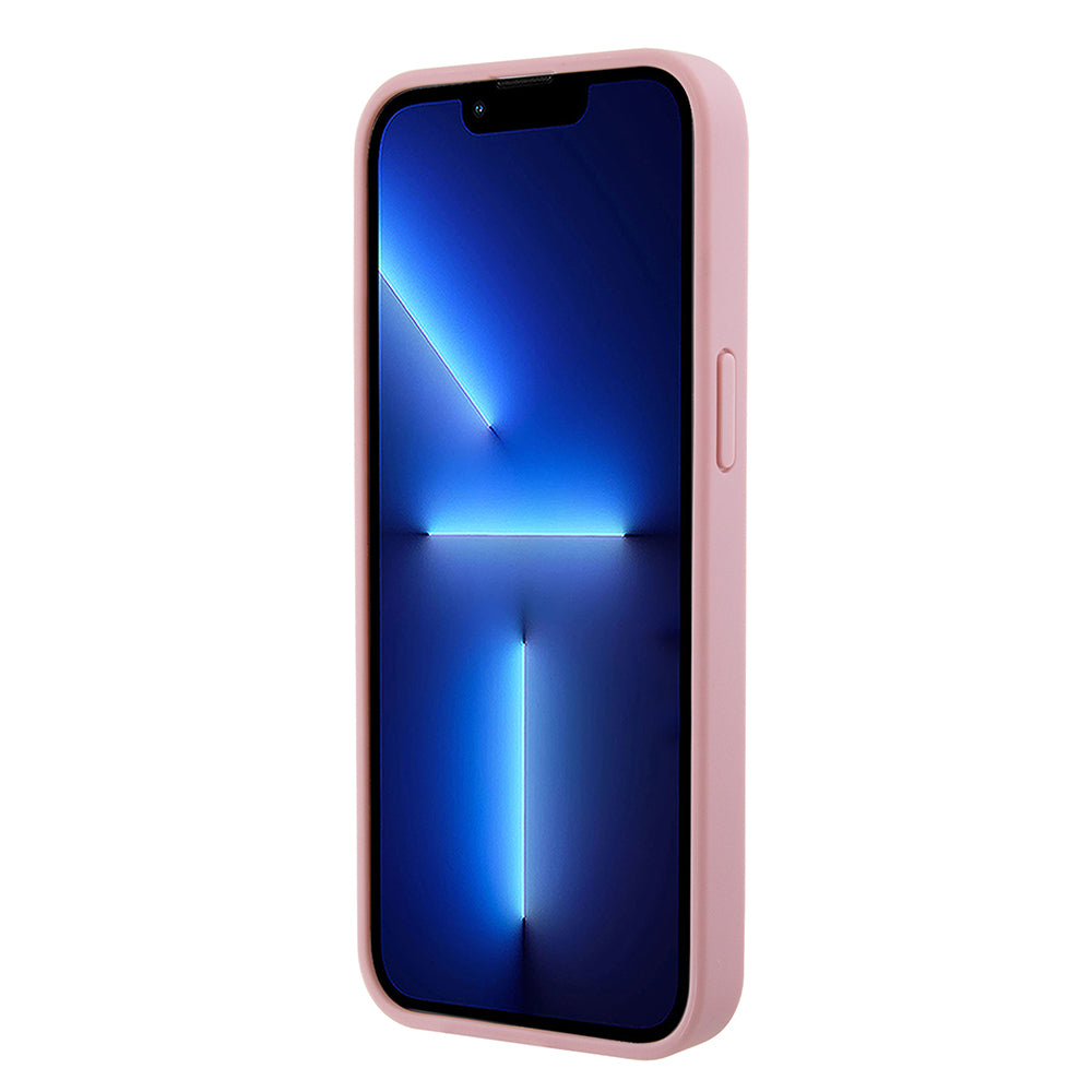 Skyddsfodral för Apple iPhone 15 Pro Max, Guess, 4G Stamped, Rosa