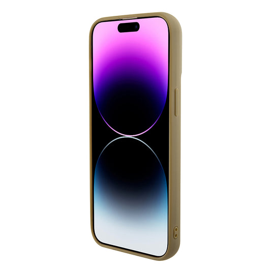 Skyddsfodral för Apple iPhone 15 Pro Max, Guess, Disco Metal Script, Guld