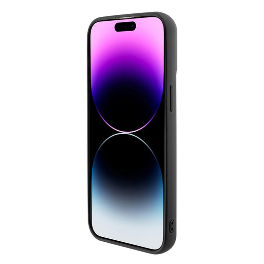 Fodral för Apple iPhone 15 Pro Max, Guess, Sequin Script Logo, Svart GUHCP15XPSFDGSK