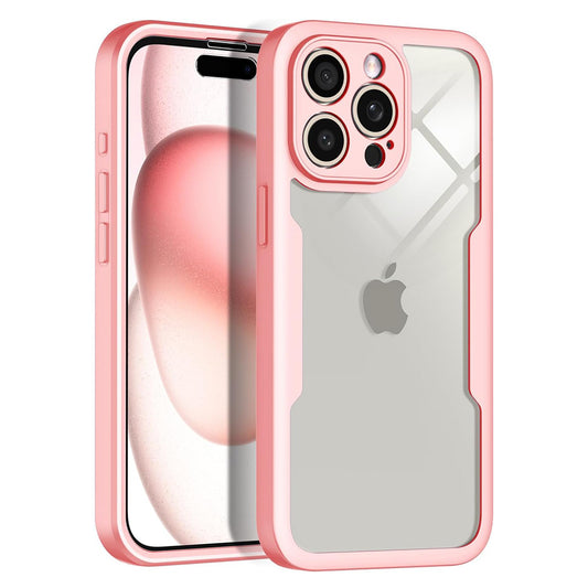 Fodral för Apple iPhone 15 Pro Max, Techsuit, ColorVerse 360, Rosa