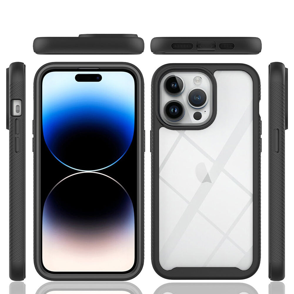 Fodral för Apple iPhone 15 Pro, Techsuit, Defense360 Pro, Svart