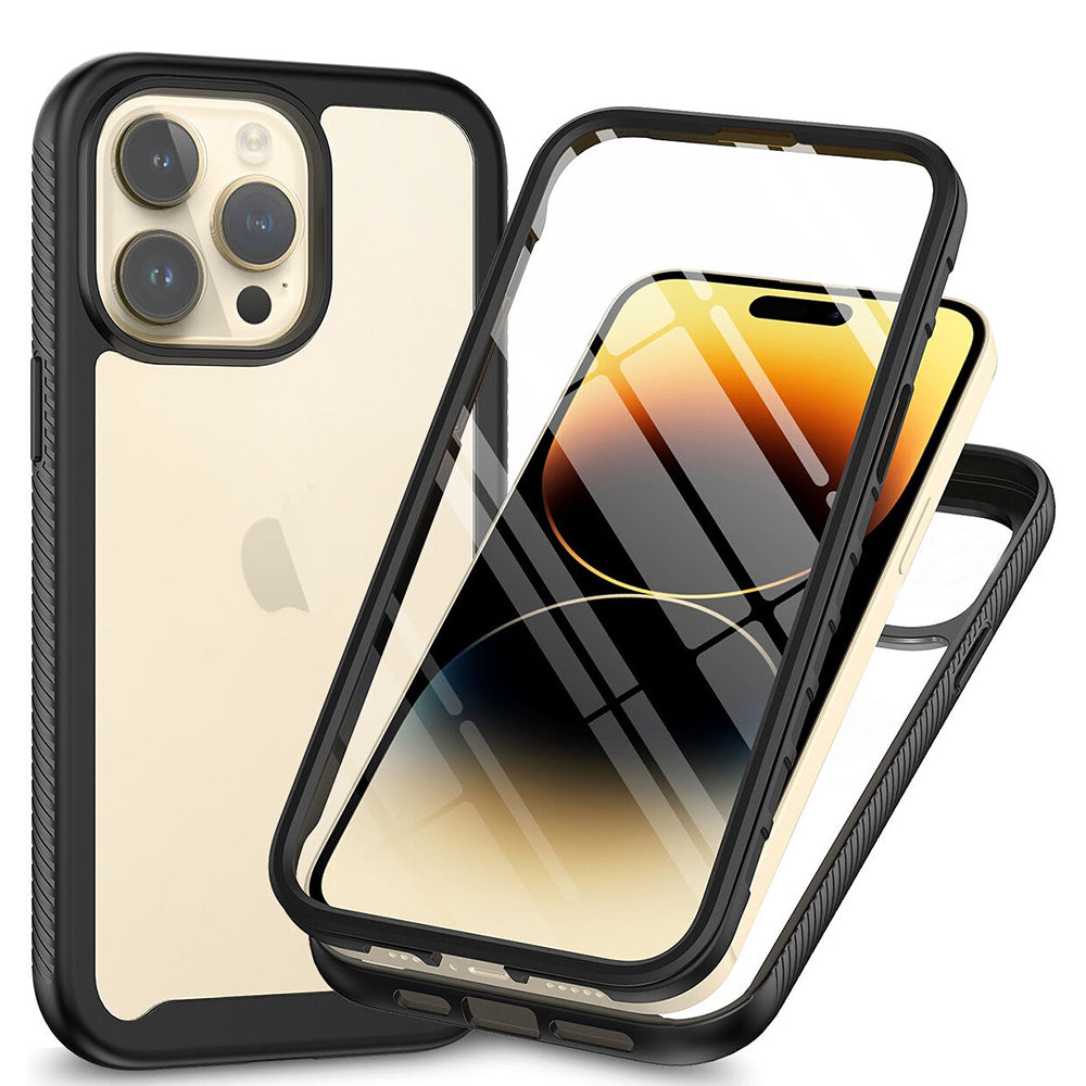 Fodral för Apple iPhone 15 Pro, Techsuit, Defense360 Pro, Svart