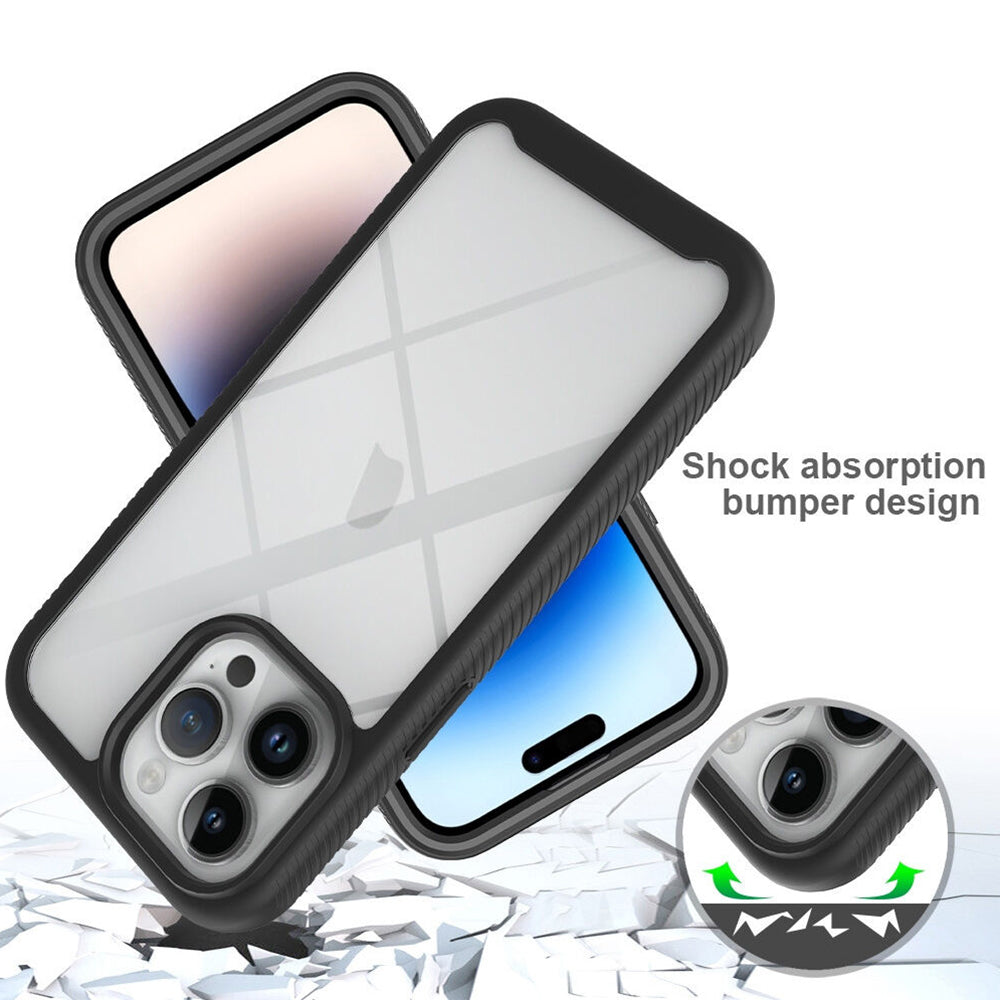 Fodral för Apple iPhone 15 Pro, Techsuit, Defense360 Pro, Svart