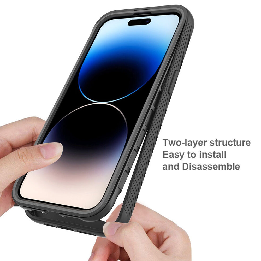 Fodral för Apple iPhone 15 Pro, Techsuit, Defense360 Pro, Svart