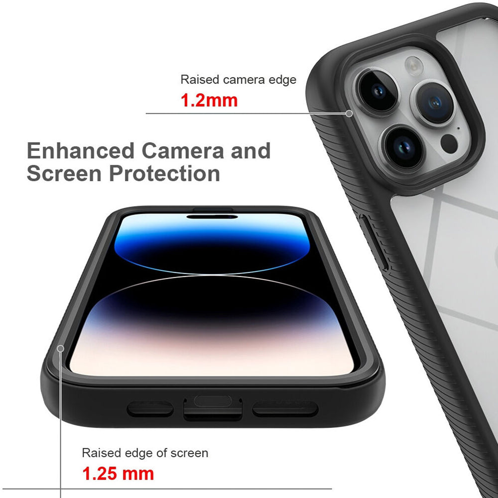Fodral för Apple iPhone 15 Pro, Techsuit, Defense360 Pro, Svart
