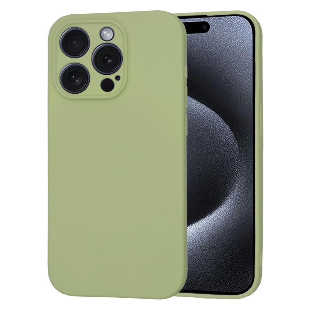 Skyddsfodral för Apple iPhone 15 Pro, Techsuit, SoftFlex, Matcha