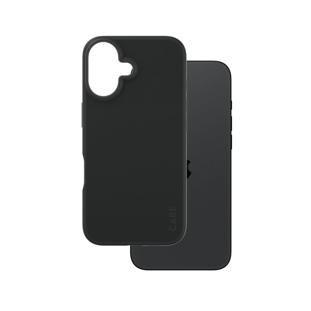 Case for Apple iPhone 16, PanzerGlass, Fashionable Care, Black